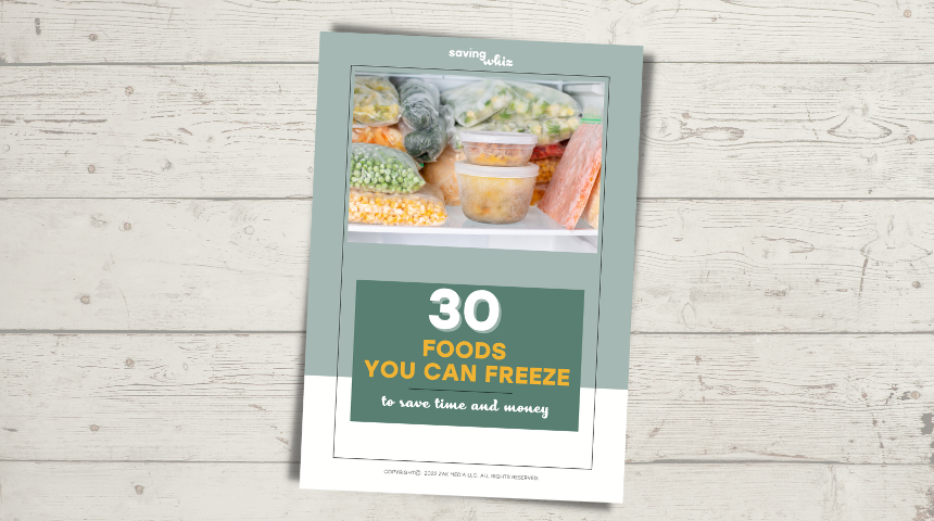 Foods you can freeze
